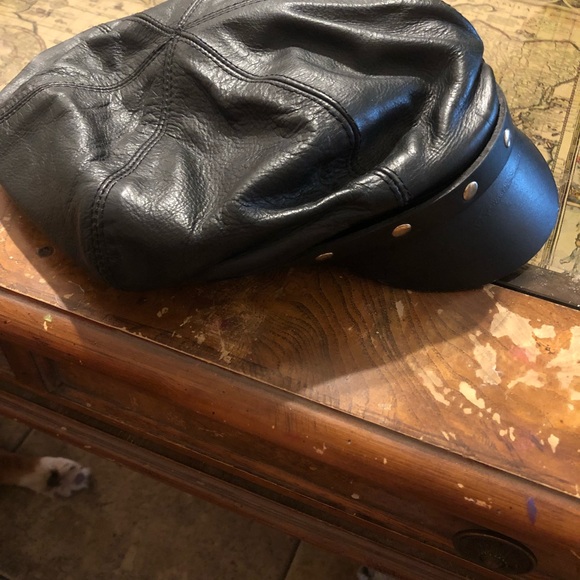 All leather hat - Picture 3 of 5